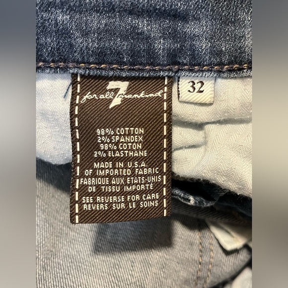 7 For All Mankind High Waist Bootcut Jeans - Picture 9 of 9